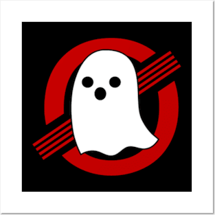 Report All Ghosts Logo Tee Posters and Art